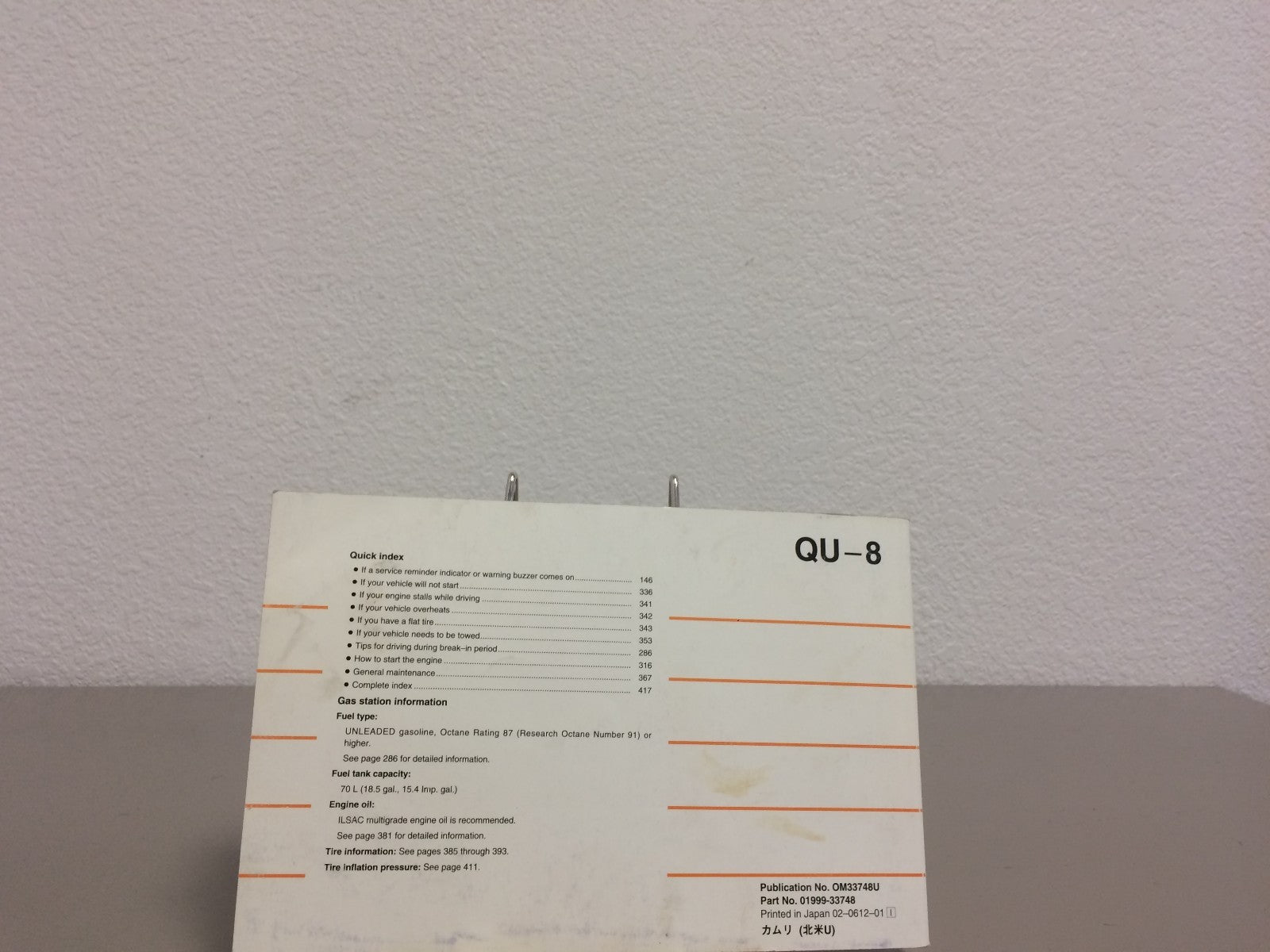 2007 Toyota Camry Genuine OEM Owner's Manual w/Toyota Case-Free Shipping!