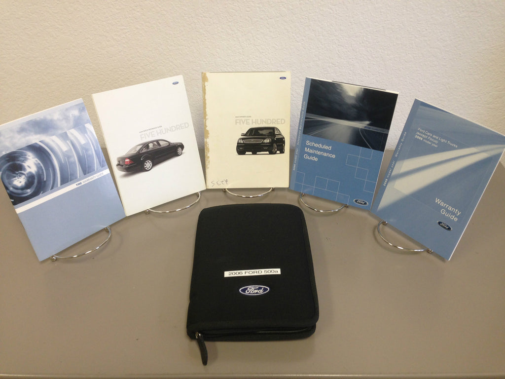 2006 Ford Five Hundred 500 OEM Owner's Manual Set with Case- Free shipping