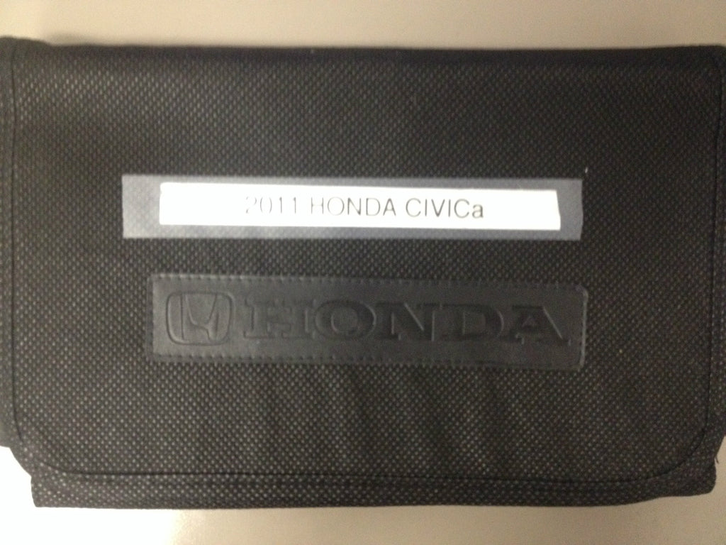 2011 Honda Civic Sedan Genuine OEM Owner's Manual Set w/Case-Fast Free Shipping