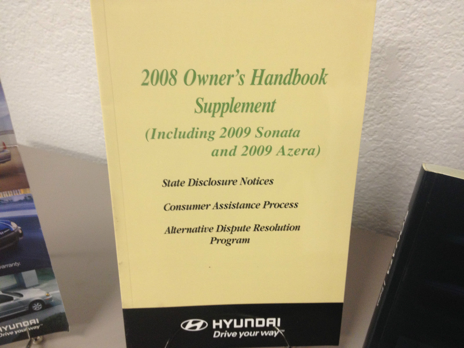 2009 Hyundai Sonata  OEM Owners Manual - Fast Free Shipping to All 50 States