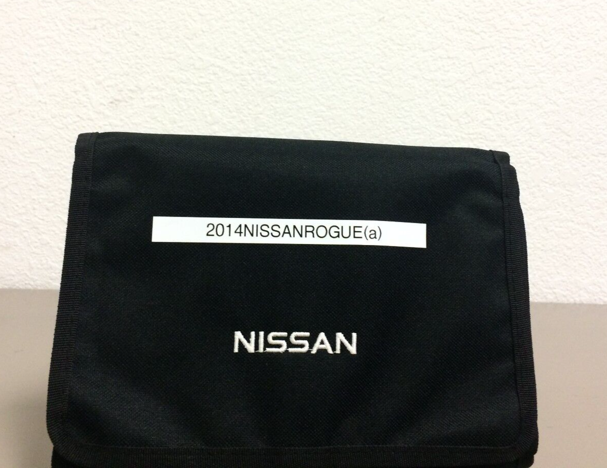 2014 Nissan Rogue Genuine OEM Owner's Manual Set w/Case & Navigation Manual