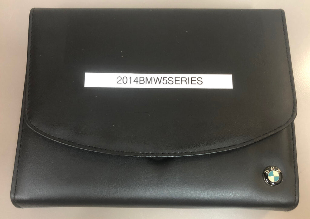 2014 BMW 5 Series Sedan 528i 535i 535d 550i xDrive OEM Owner's Manual w/ iDrive