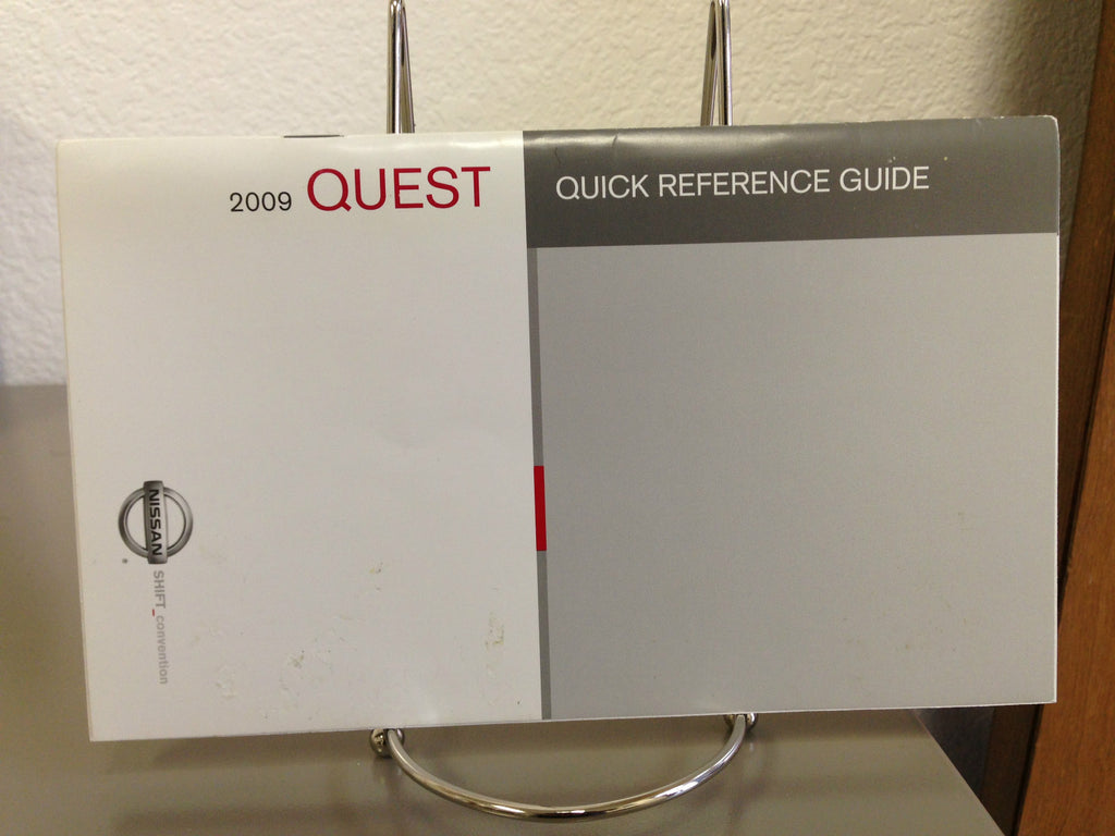 2009 Nissan Quest Genuine OEM Owner's Manual Set with Case - Free Shipping!