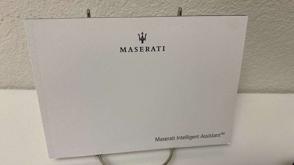 2021 Maserati Levante Genuine OEM Owner's Manual w/Logo Case and Free Shipping!!