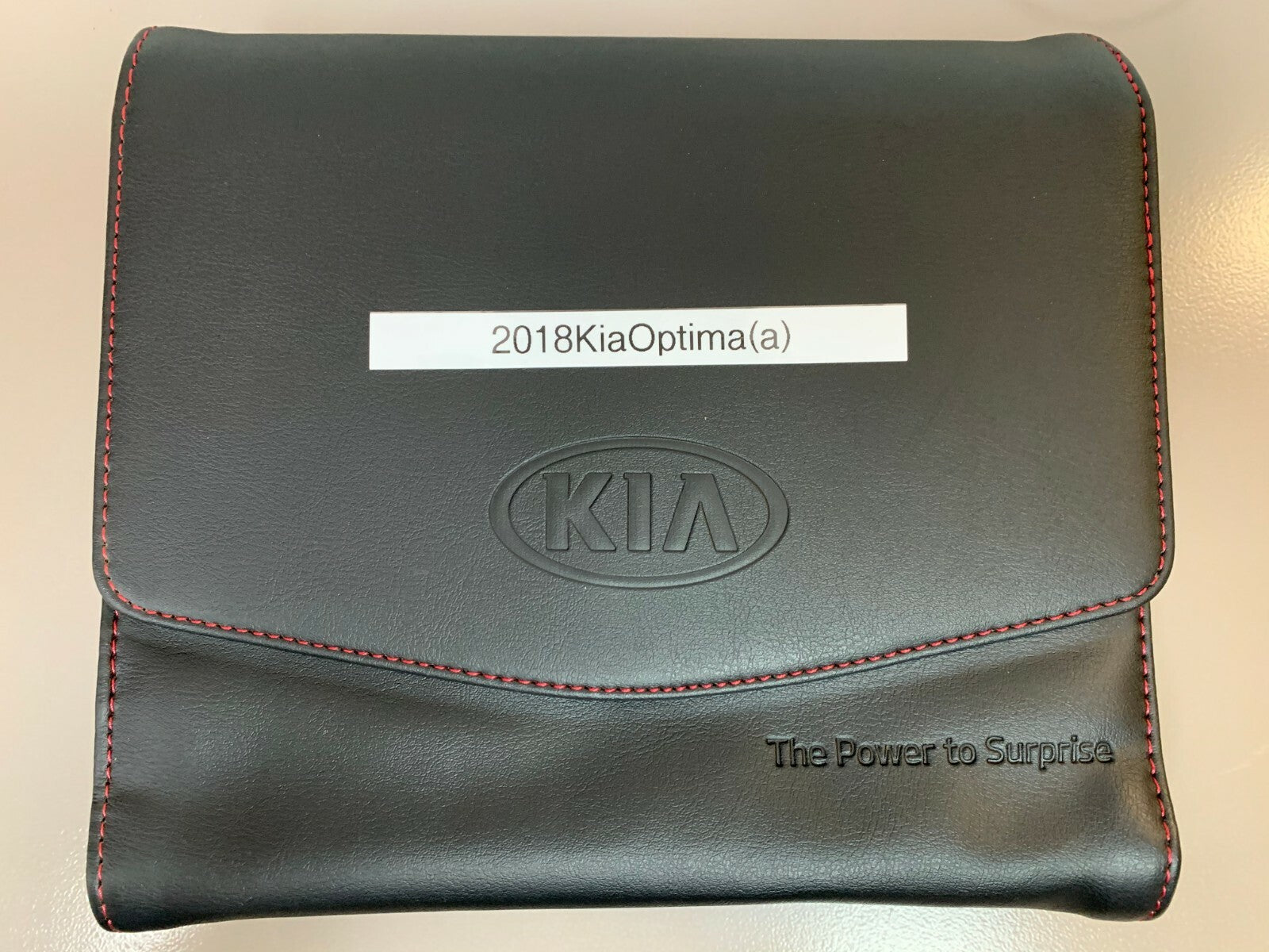 2018 Kia Optima Genuine OEM Owner's Manual Set w/Leather Kia Case-Free Shipping!