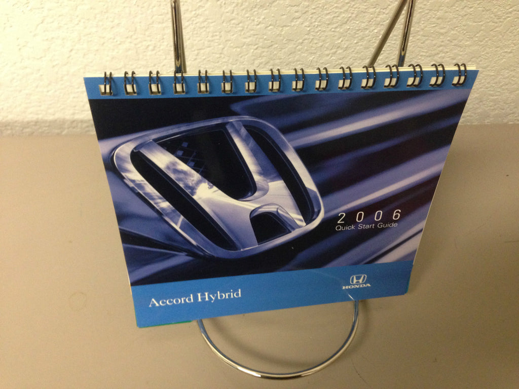 2006 Honda Accord Hybrid OEM Owner's Manual