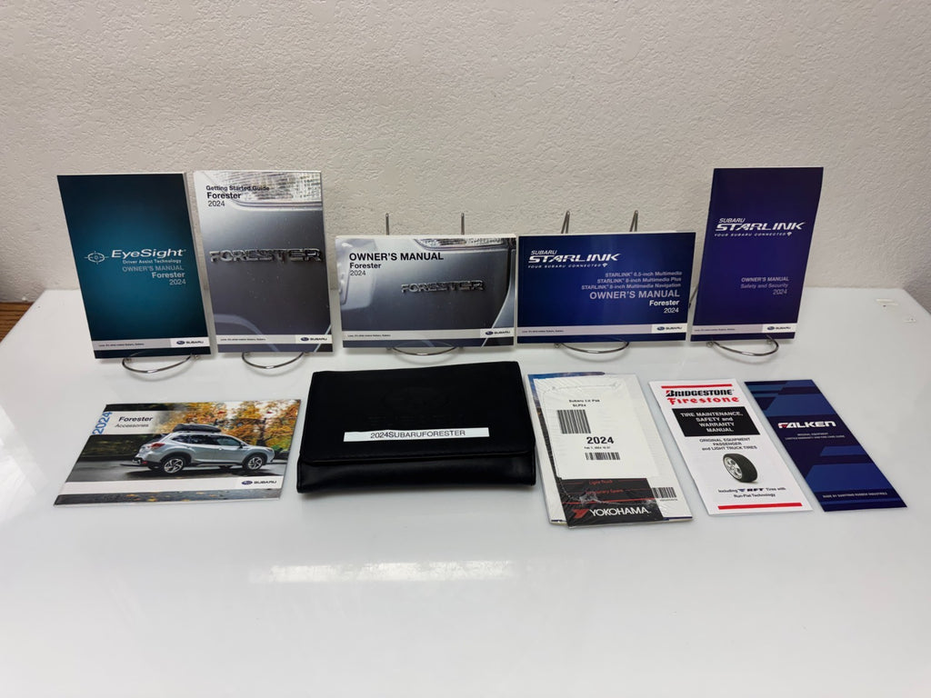 2024 Subaru Forester Genuine OEM Owner's Manual Set with Subaru Case