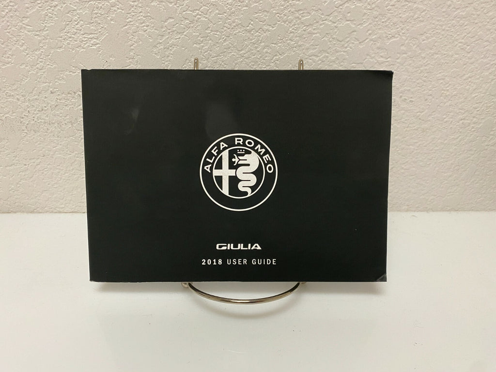 2018 Alfa Romeo Giulia Genuine OEM Owner's Manual w/Case