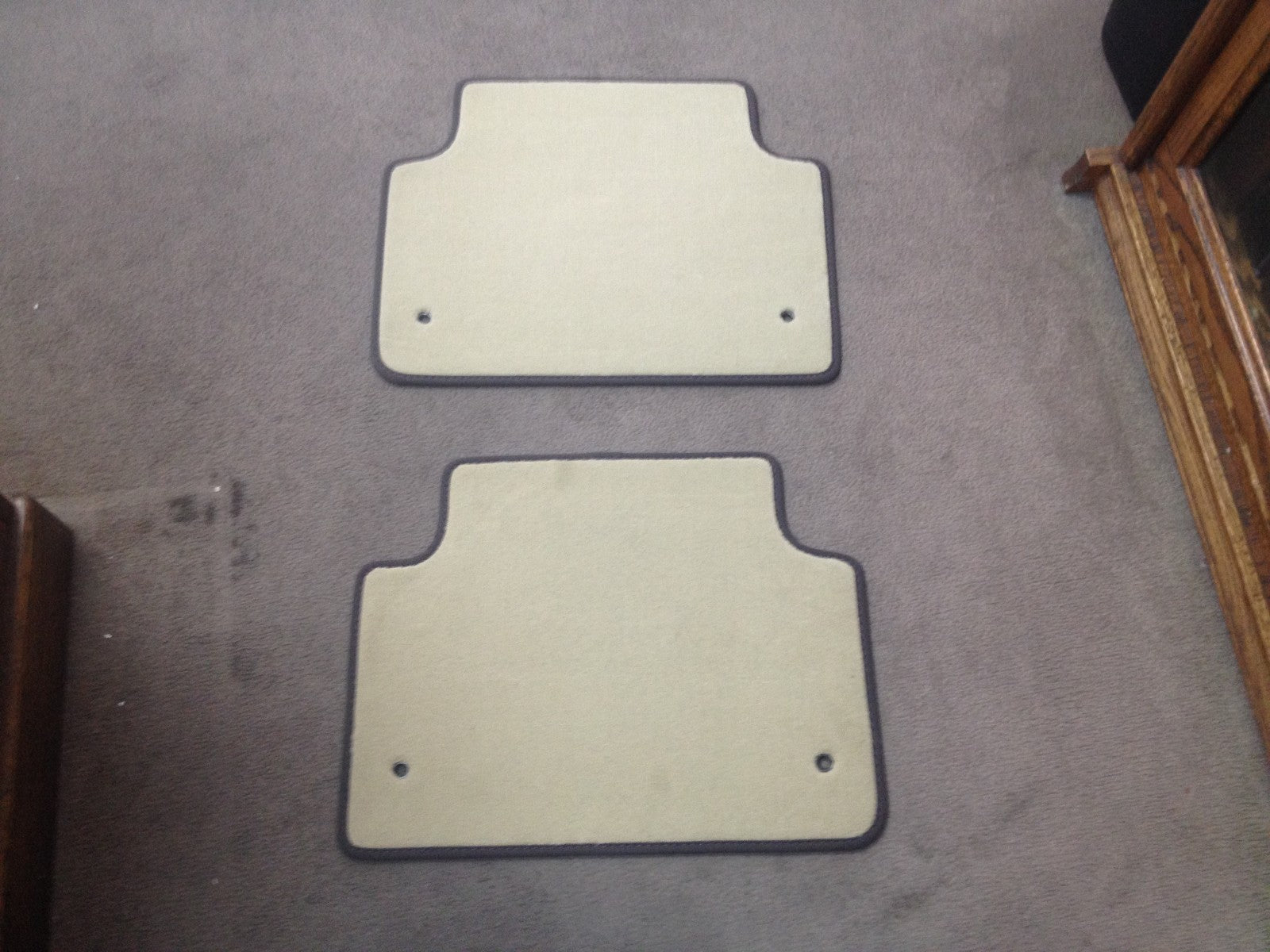 Jaguar OEM Floor Mat Set of 2- BEIGE