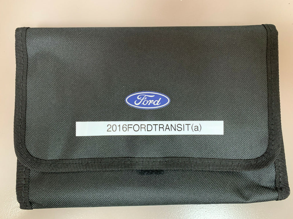 2016 Ford Transit Genuine OEM Owner's Manual Set w/Synch3 & Ford Case with Logo