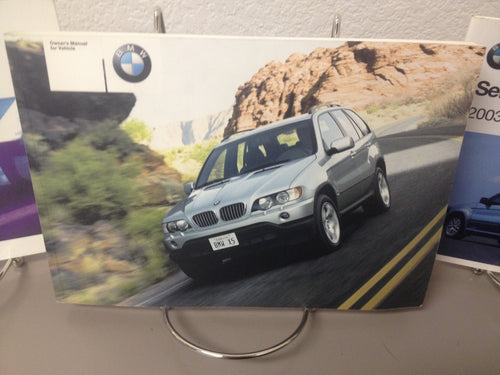 2003 BMW X5 OEM Owners Manual--Fast Free Shipping to All 50 States
