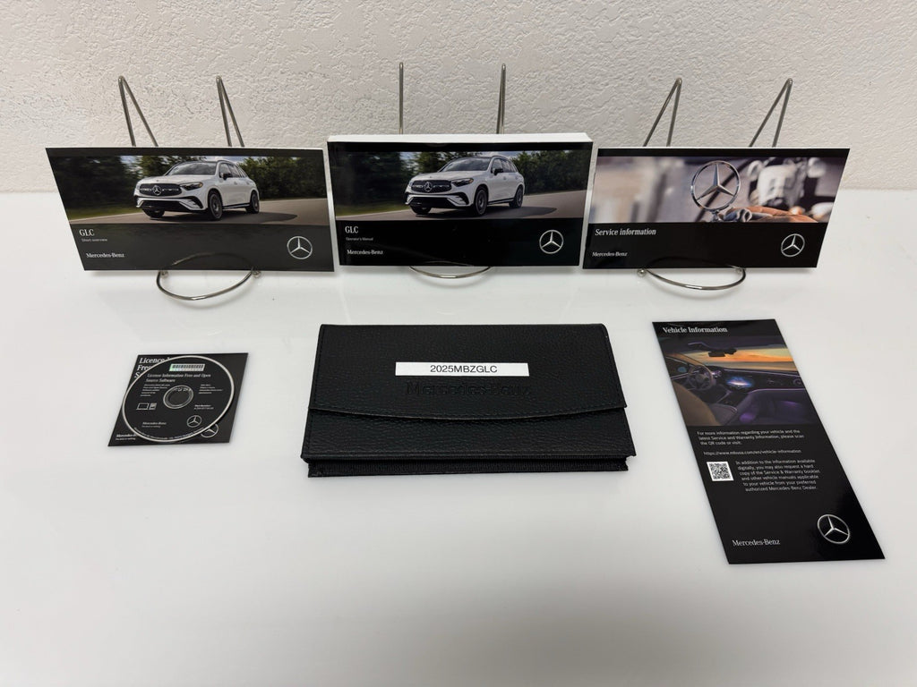 2025 Mercedes-Benz GLC Genuine OEM Owner's Manual Set w/Mercedes Case