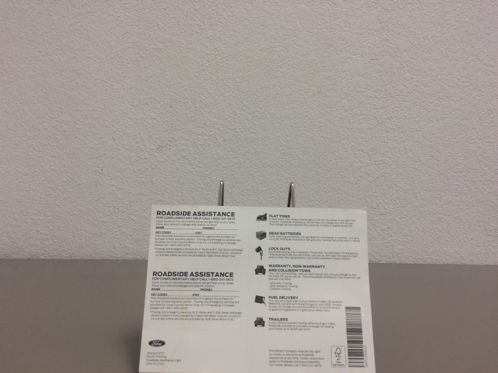 2015 Ford Fiesta Genuine OEM Owner's Manual w/Supplements & Case-Free Shipping!