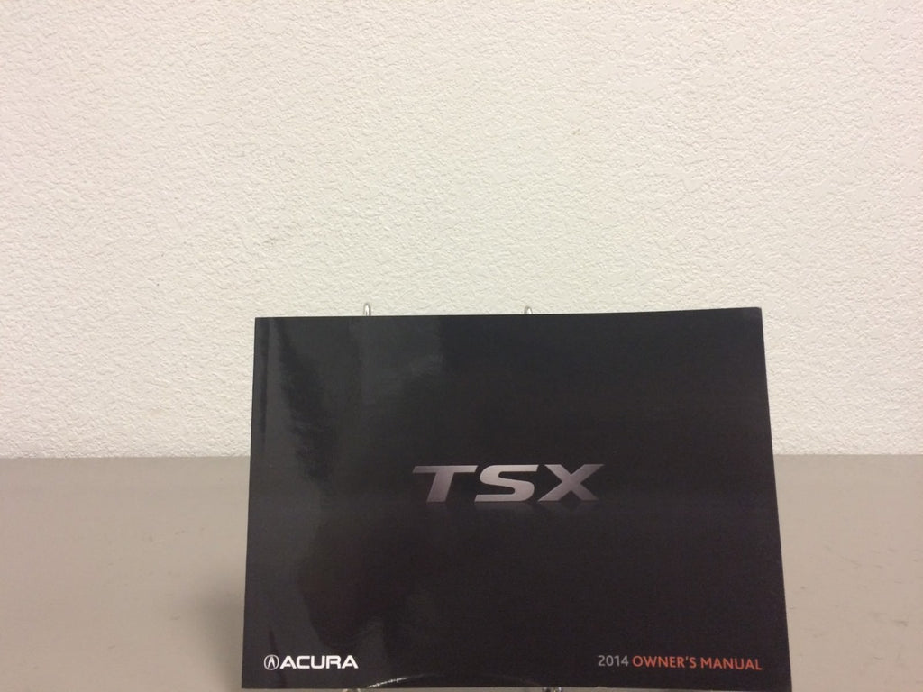 2014 Acura TSX Sedan Genuine OEM Owner's Manual Set w/Navigation Manual and Case
