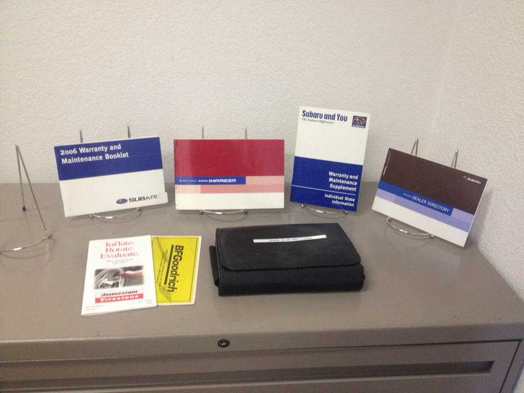 2006 Subaru Impreza OEM Owners Manual--Fast Free Shipping to All 50 States