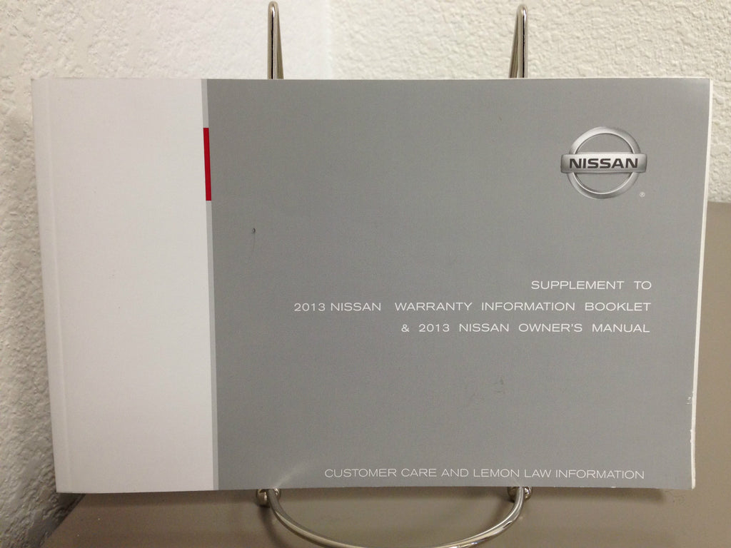2013 Nissan Versa Sedan Genuine OEM Owner's Manual Set with Case Free Shipping
