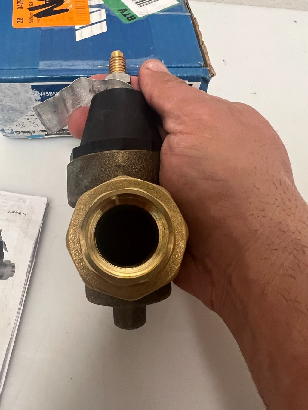 Watts 3/4”  Water Pressure Reducing Valve Lead Free(LFN45BM1-U)