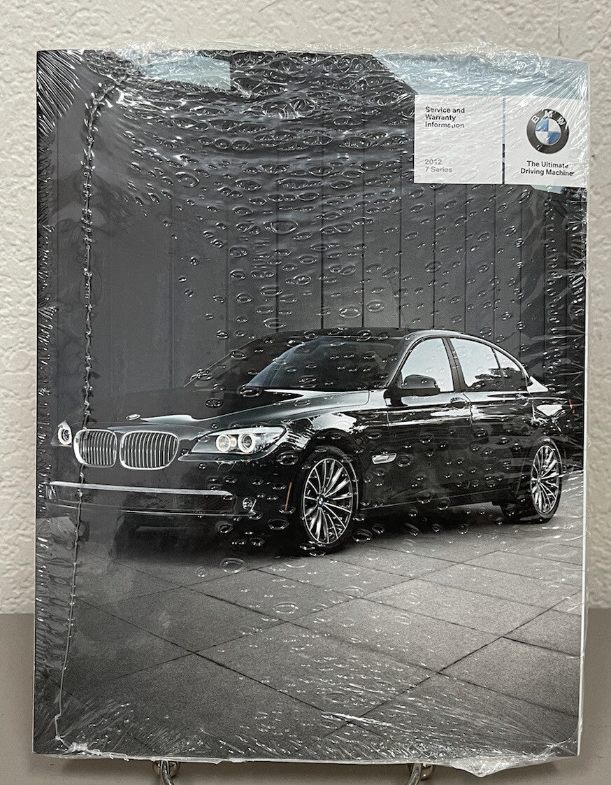 2012 BMW 7 Series 740i 740Li 750i 750Li 760Li xDrive Owner's Manual w/ Key FOB