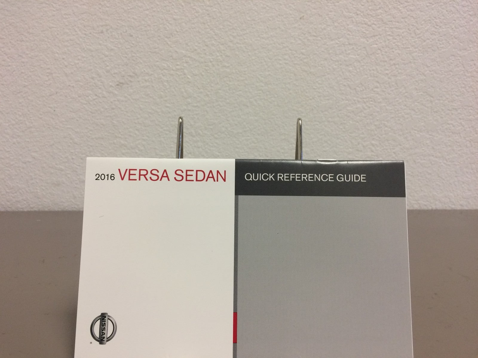 2016 Nissan Versa Sedan Owner's Manual Set with Case--Genuine OEM--Free Shipping
