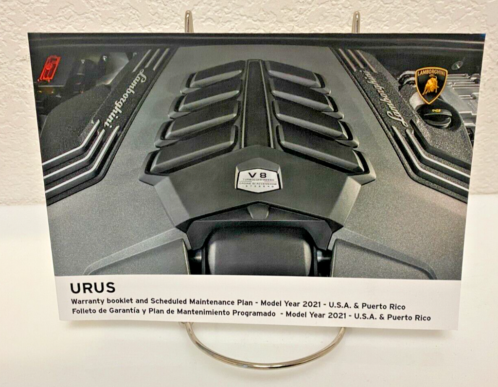 2021 Lamborghini Urus Genuine OEM Owner's Manual Set W/Case & Free Shipping!