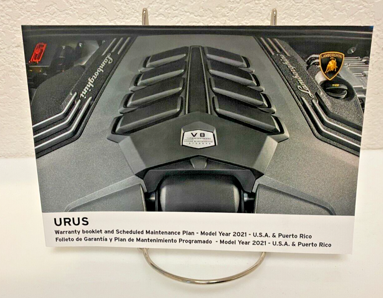 2021 Lamborghini Urus Genuine OEM Owner's Manual Set W/Case & Free Shipping!