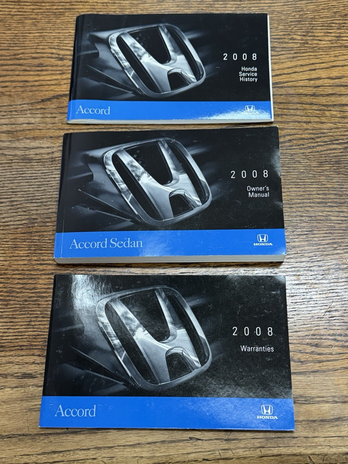 2008 Honda Accord Sedan Genuine Factory OEM Owner's Manual Set--Free Shipping