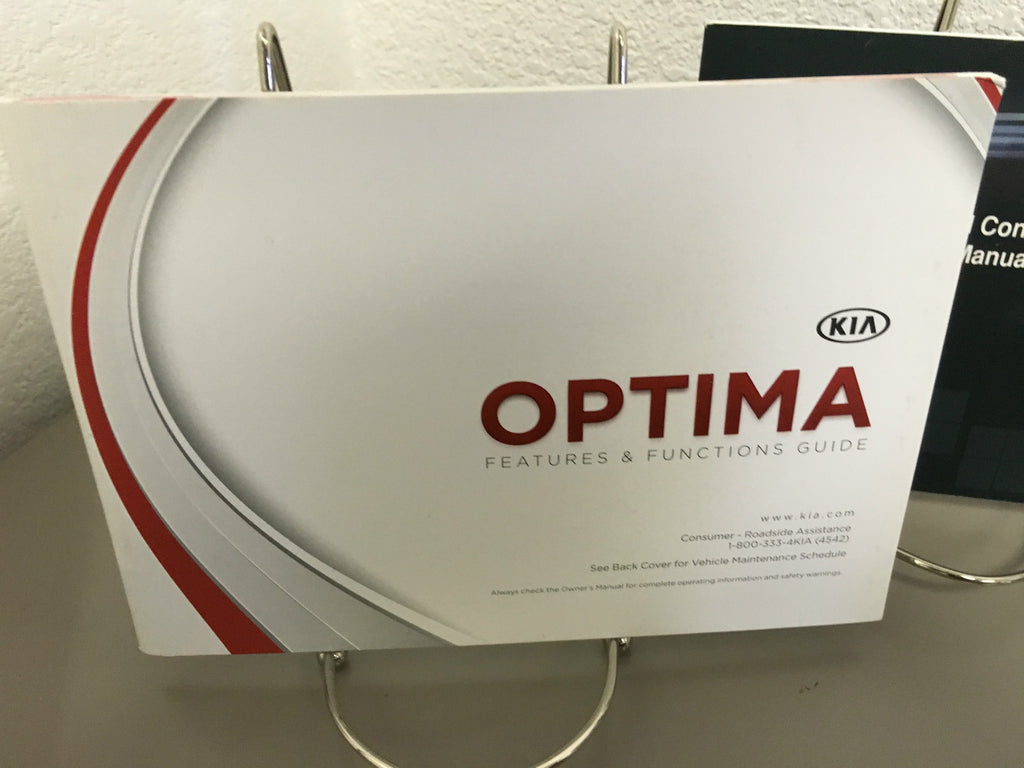 2013 Kia Optima Genuine OEM Owner's Manual Set w/Case-Free Shipping!