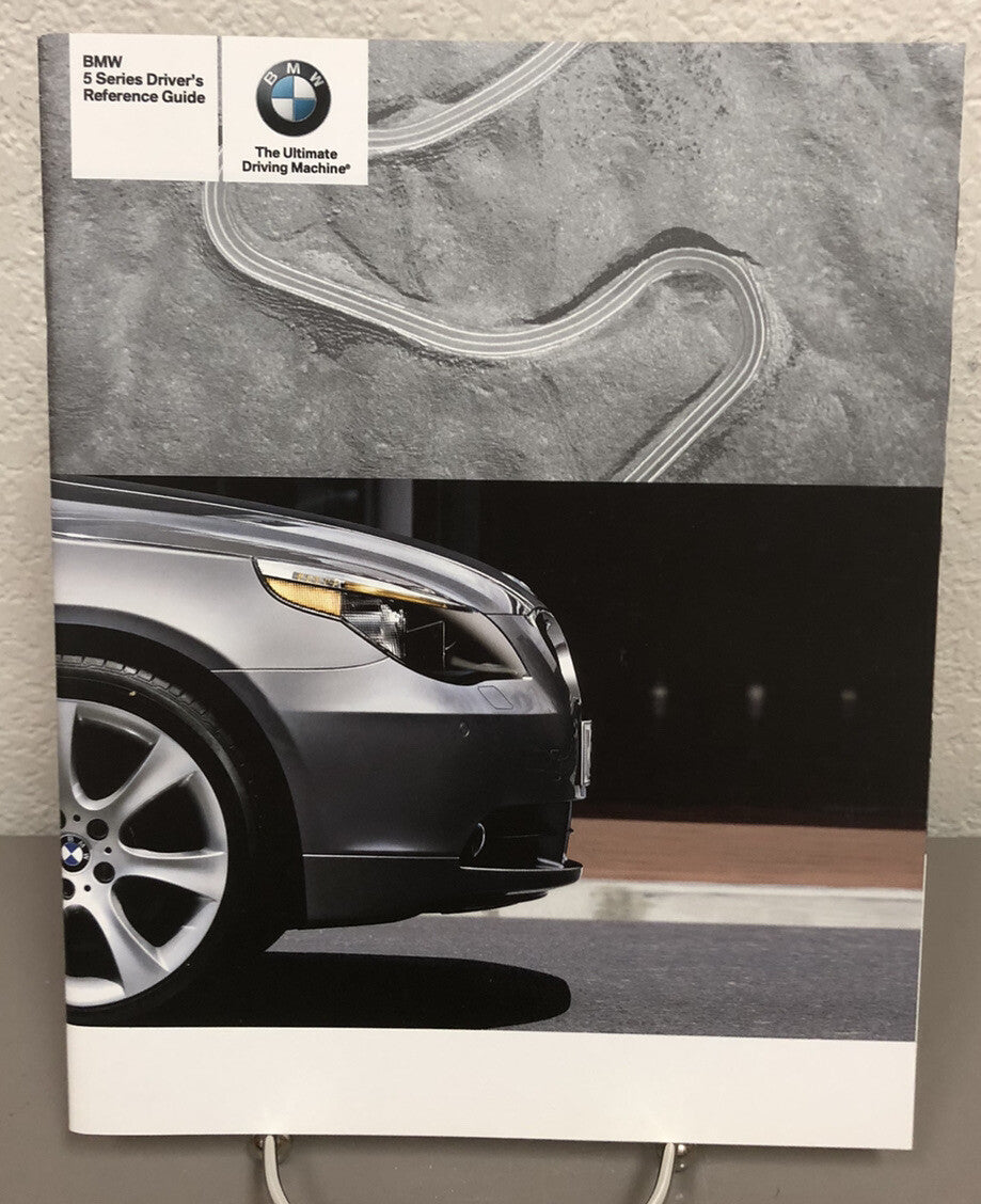 2007 BMW 5-Series 525i 530i 550i 525xi 530xi Genuine OEM Owner's Manual Set