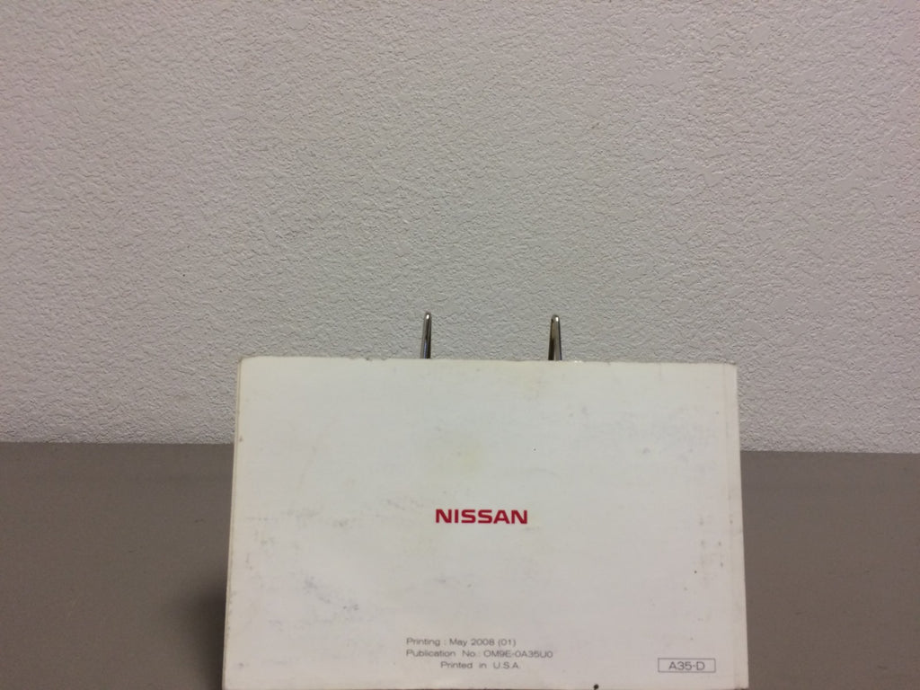 2009 Nissan Maxima Genuine OEM Owner's Manual Set with Navigation Manual & Case