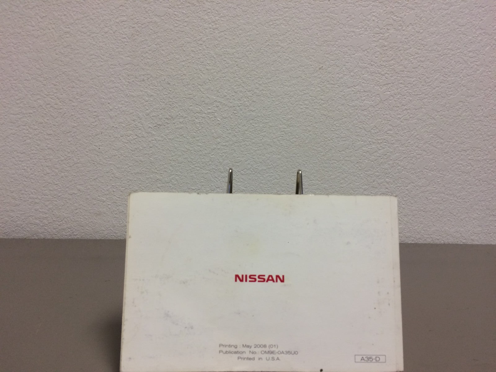 2009 Nissan Maxima Genuine OEM Owner's Manual Set with Navigation Manual & Case