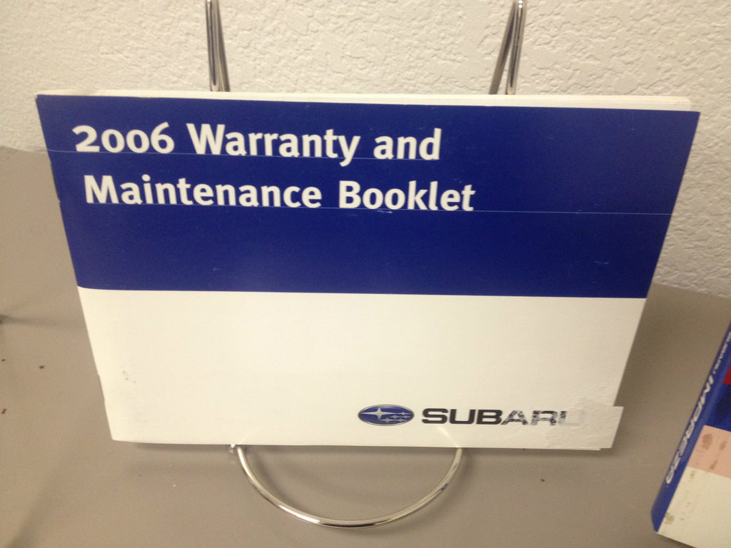 2006 Subaru Impreza OEM Owners Manual--Fast Free Shipping to All 50 States
