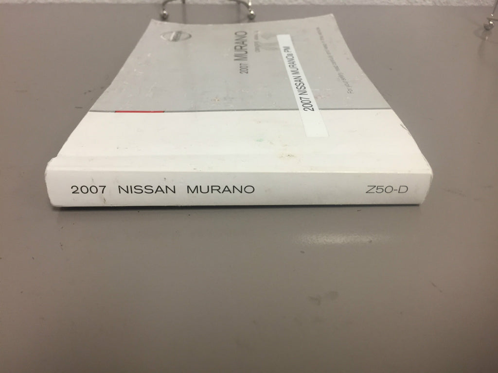 2007 Nissan Murano Genuine OEM Owner's Manual--Fast Free Shipping