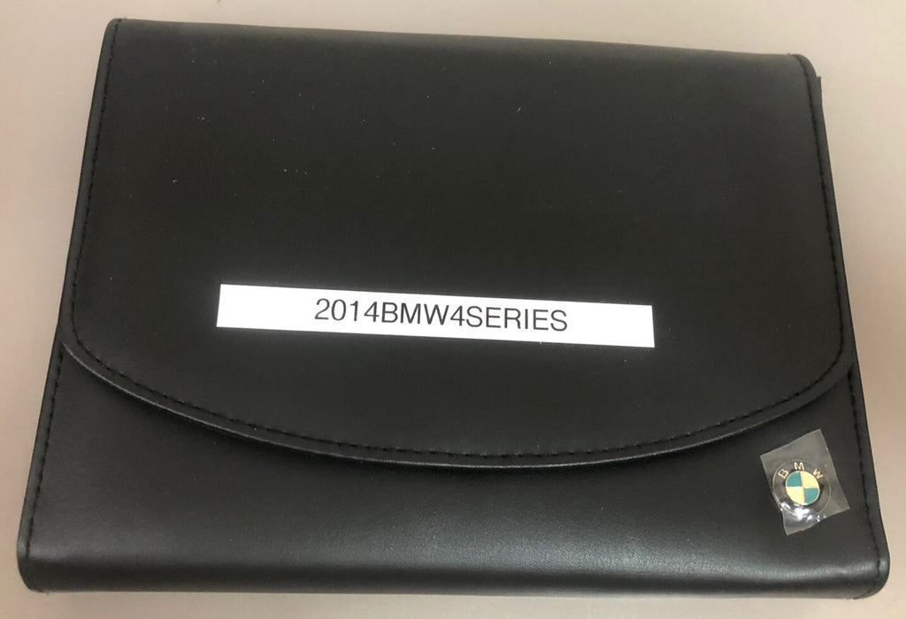 2014 BMW 4 Series Coupe 428i 435i xDrive Owner's Manual Set w/BMW Case and Navi