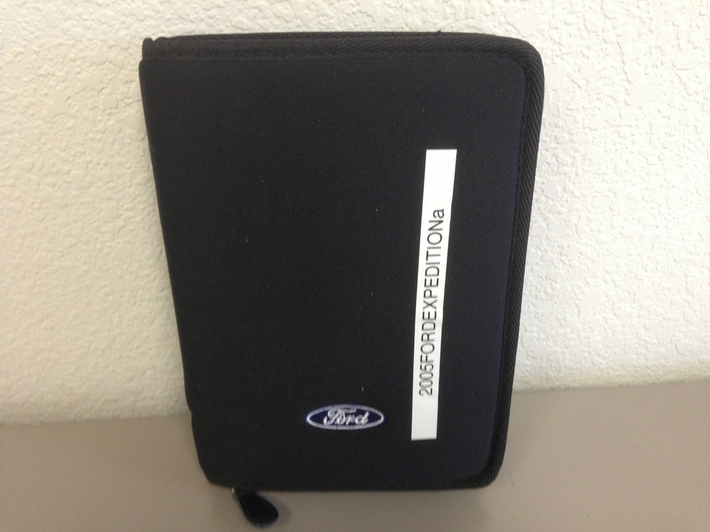 2005 Ford Expedition OEM Owner's Manual with Supplements, Case, Window Sticker