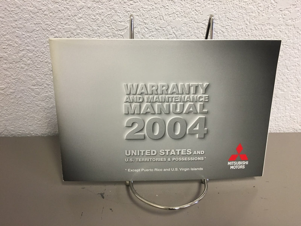 2004 Mitsubishi Galant Genuine OEM Owner's Manual Set w/Case--Free Shipping!