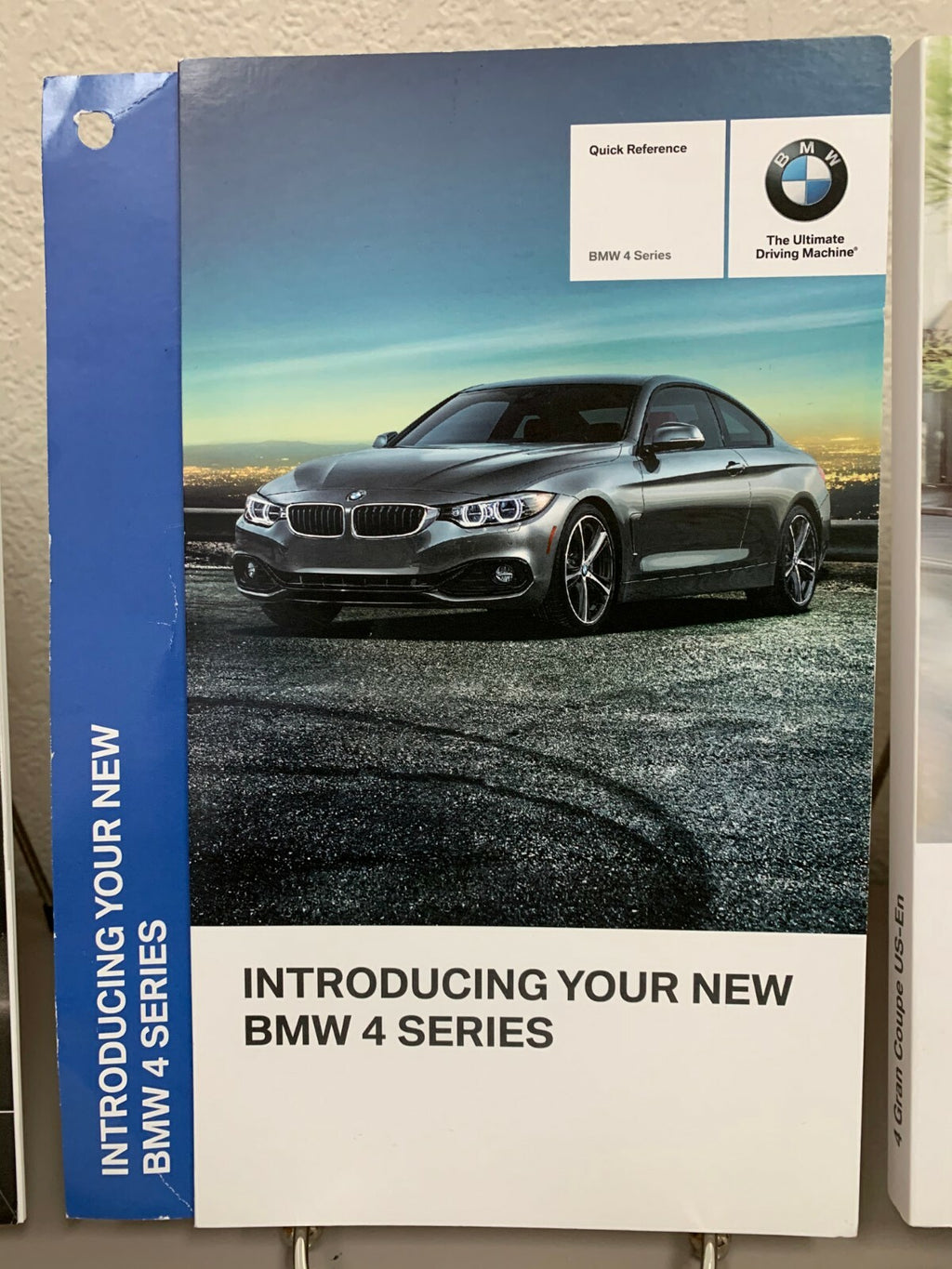 2016 BMW 4 Series Gran Coupe 428i 435i xDrive Genuine OEM Owner's Manual w/Case