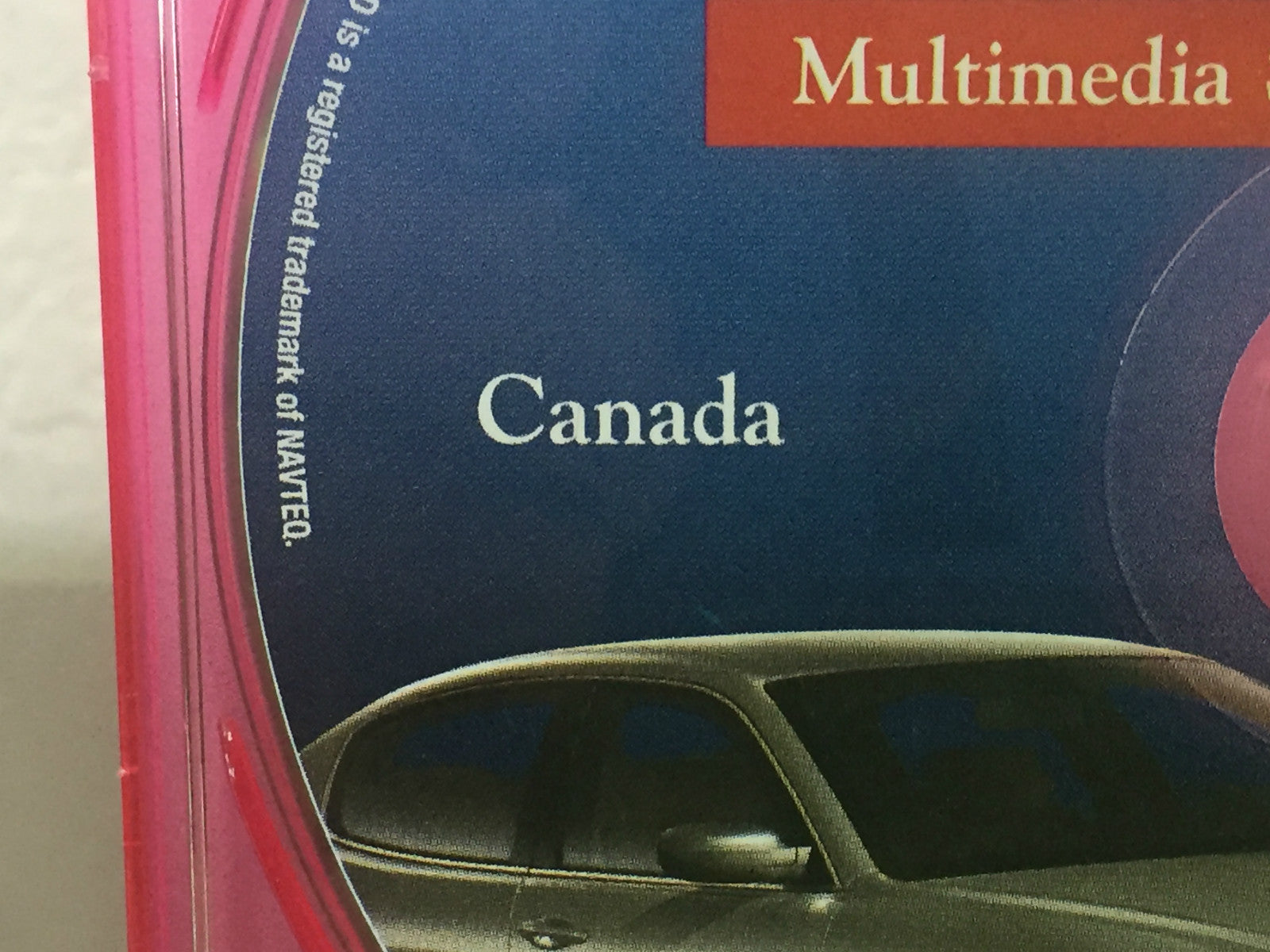 2004-2008 Maserati Navigation CD Disc Map #10 WESTERN AND EASTERN CANADA 11/05