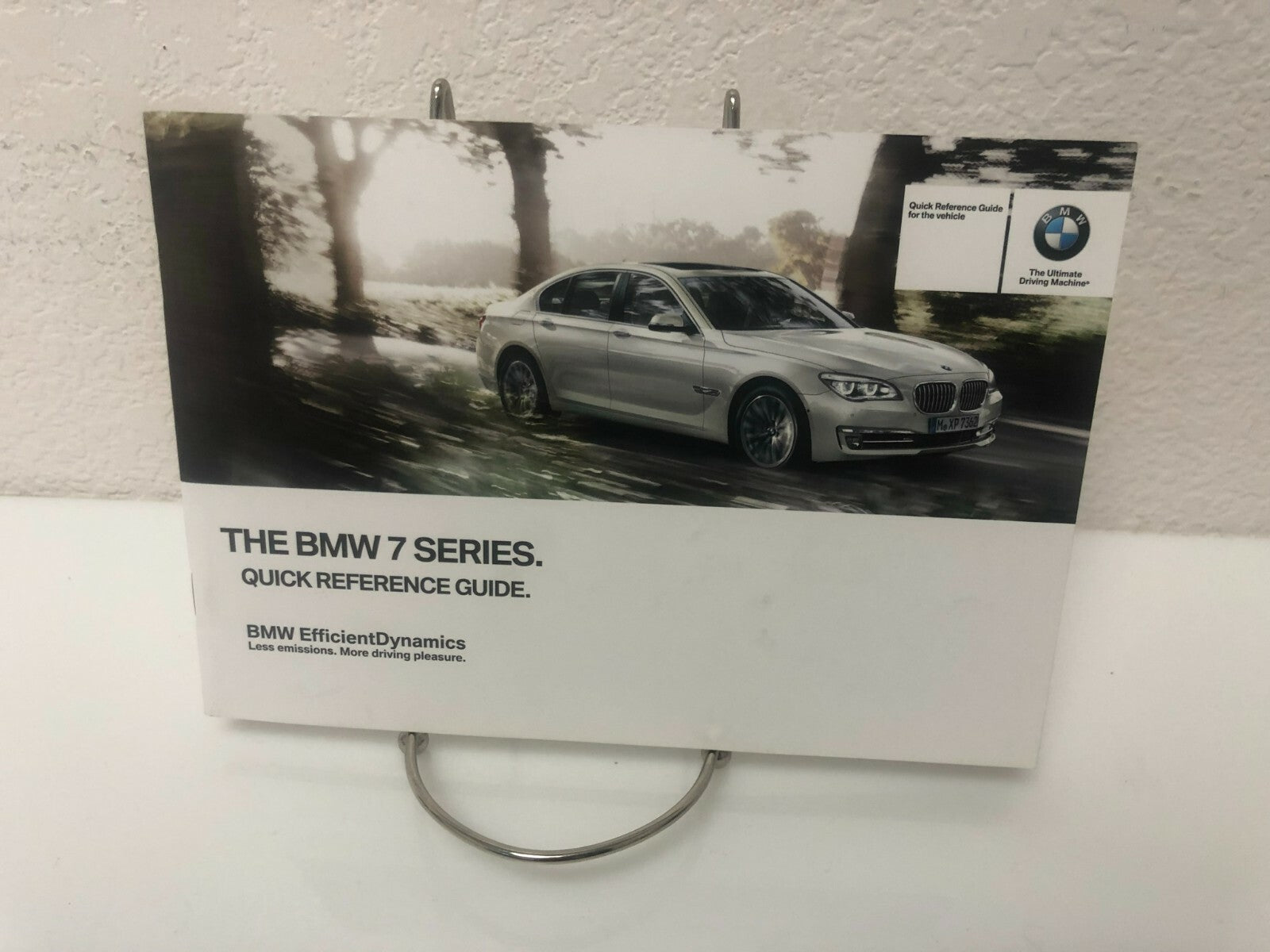 2013 BMW 7 Series 740i Li 750i 760Li xDrive OEM Owner's Manual w/Case
