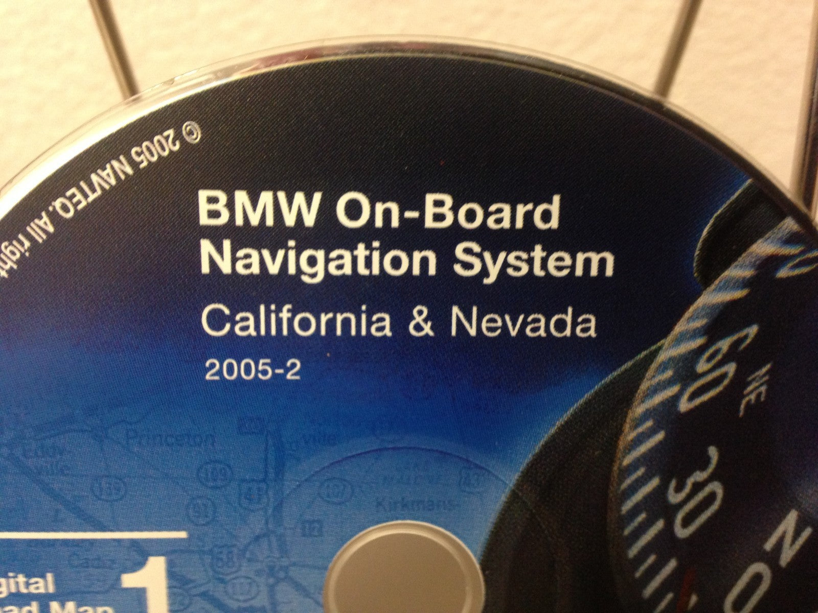 Genuine OEM BMW On-Board Navigation Disc Version 2005-2 CA & NV S0001-0111-502