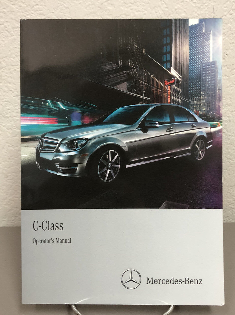 2013 Mercedes-Benz C-Class Sedan Wagon C250 C300 C350 C63 AMG Owner's Manual Set