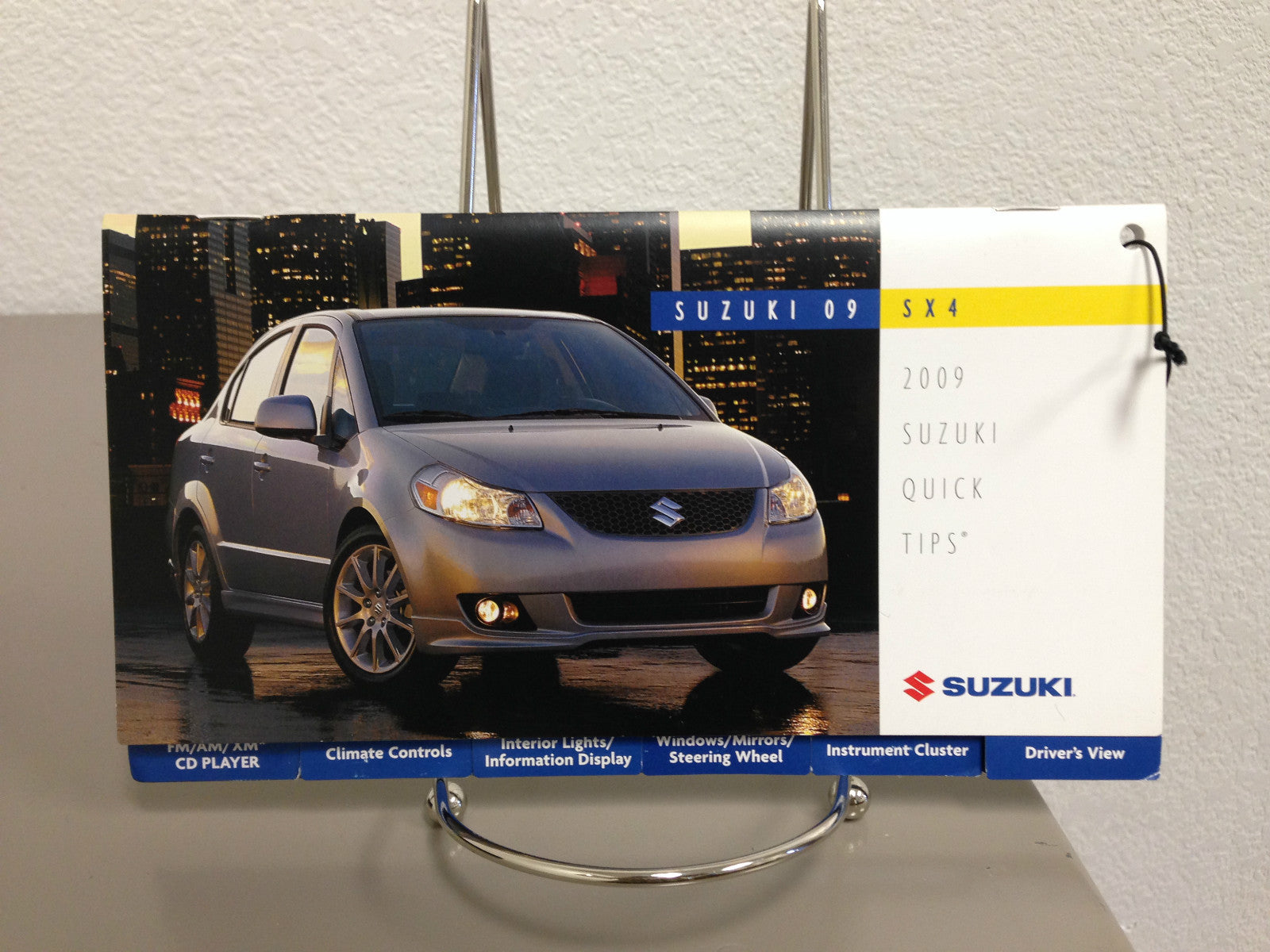 2009 Suzuki SX4 OEM Owner's Manual w/ Supplements & Case - Free Shipping
