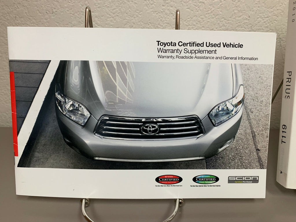 2010 Toyota Prius Genuine OEM Owner's Manual Set with Quick Reference DVD