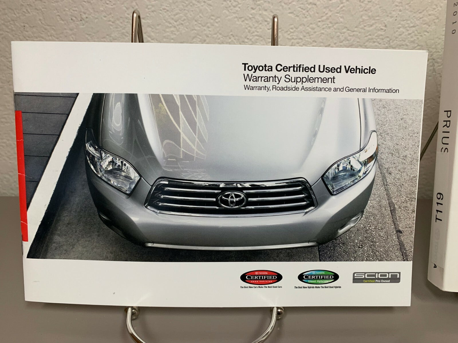 2010 Toyota Prius Genuine OEM Owner's Manual Set with Quick Reference DVD