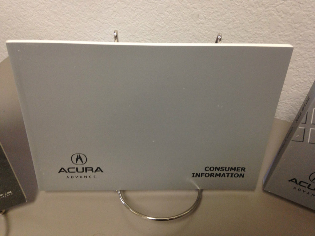 2010 Acura TSX Genuine OEM Owner's Manual Set w/Technology Manual & Acura Case
