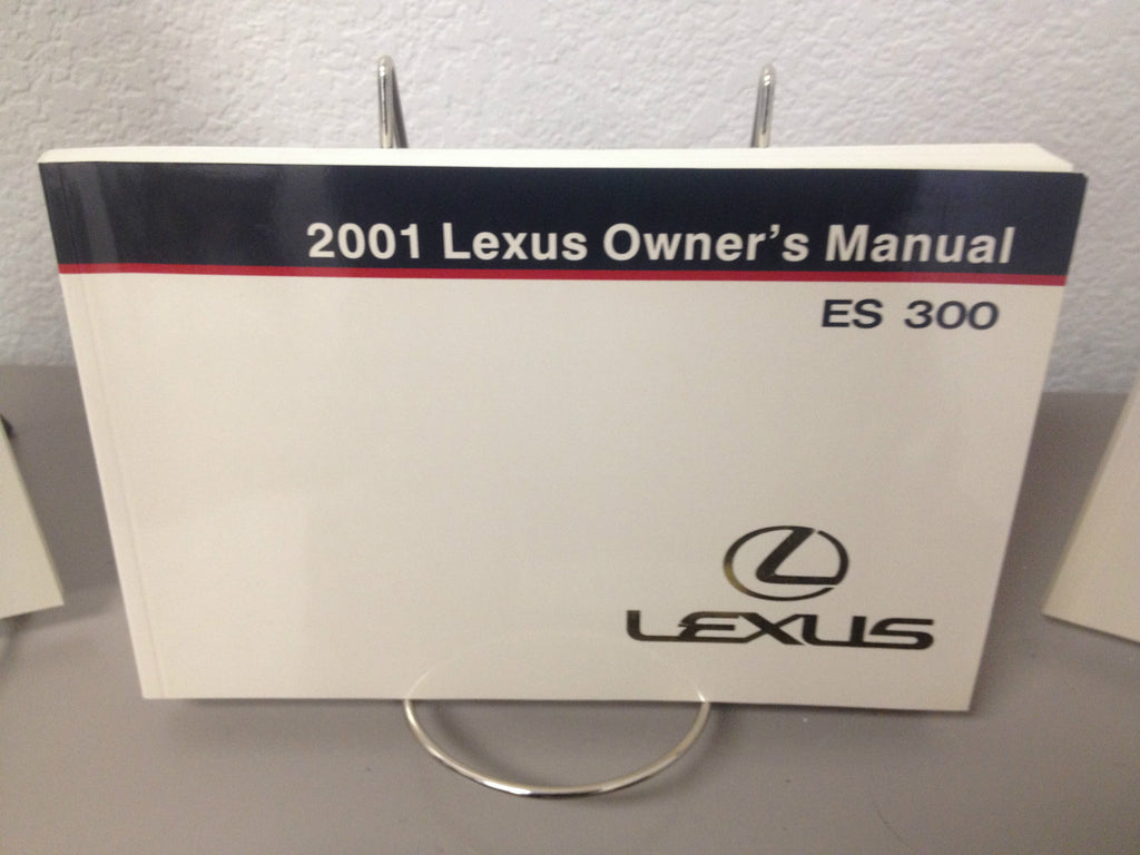 2001 Lexus ES 300 Genuine OEM Owner's Manual Set w/Case -- Free Shipping!