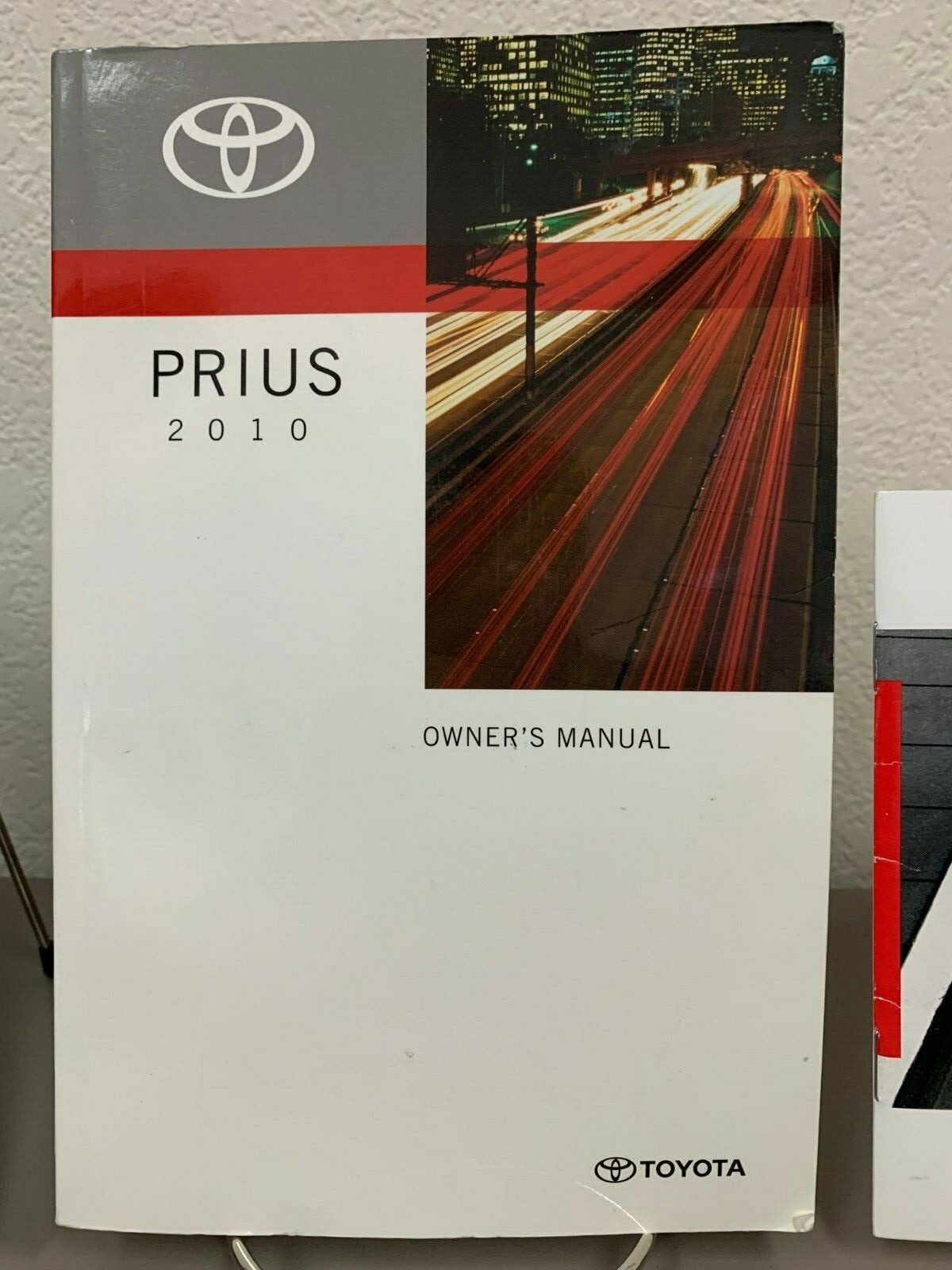 2010 Toyota Prius Genuine OEM Owner's Manual Set with Quick Reference DVD