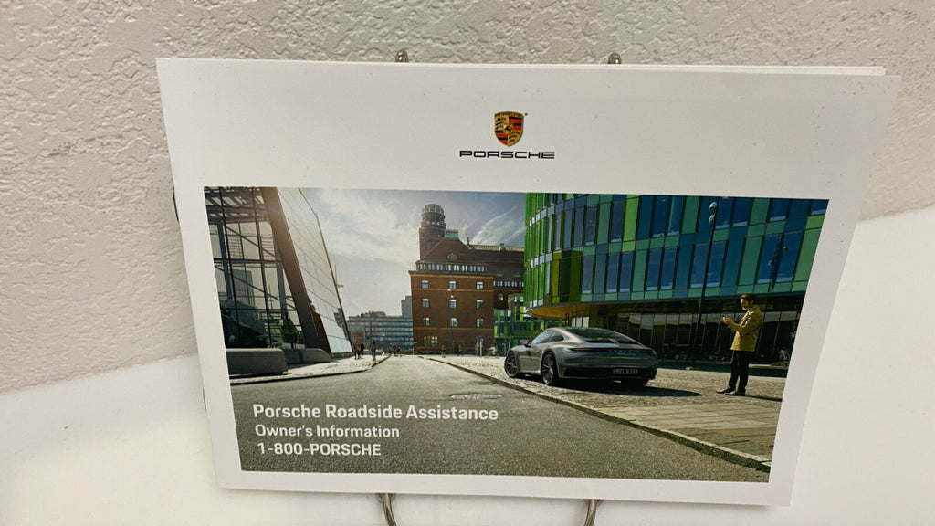 2021 Porsche Taycan Genuine OEM Owner's Manual w/Navigation and logo case
