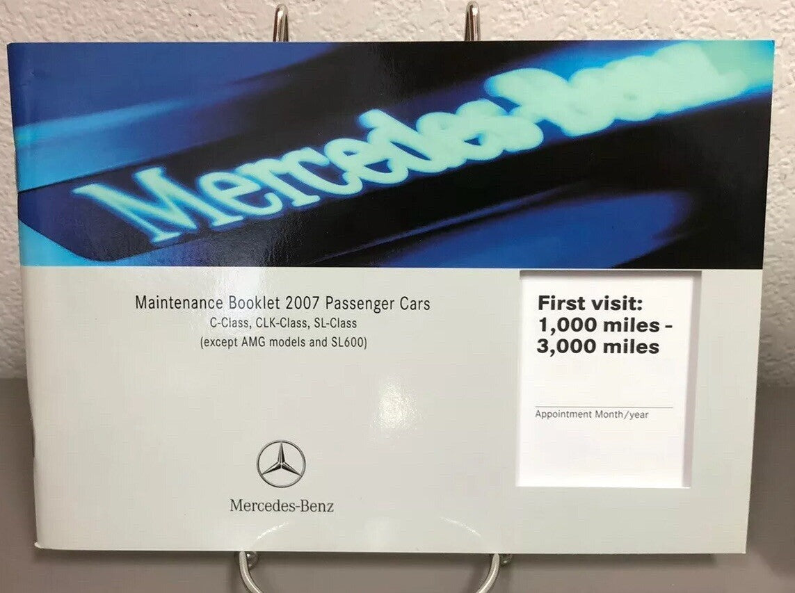 2007 Mercedes Benz C-Class C230 C280 C350 Sport 4MATIC OEM Owner's Manual Set