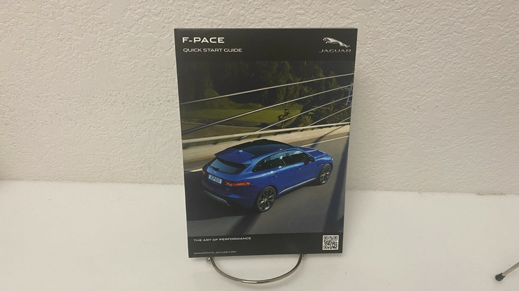 2017 Jaguar F-Pace Genuine OEM Owner's Manual Set w/Case --- Free Shipping!!!