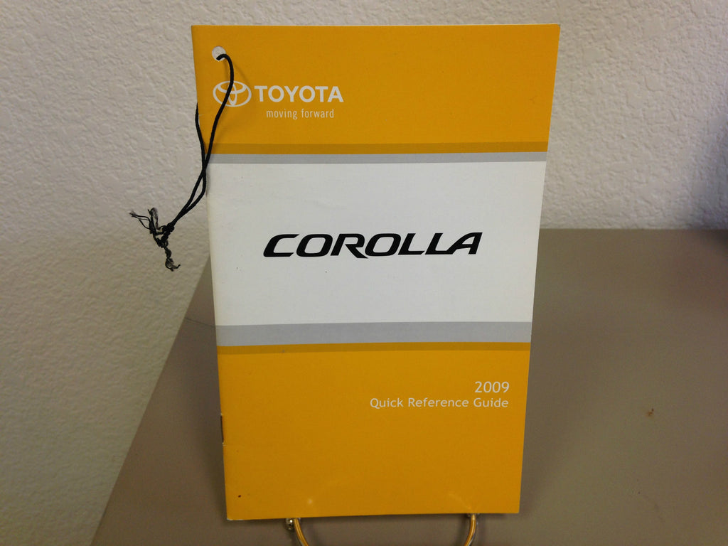 2009 Toyota Corolla OEM Owner's Manual w/ Supplements - Free Shipping